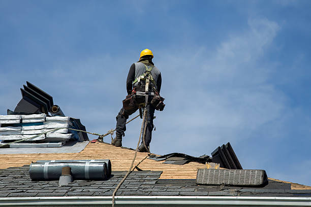Professional Flat Roof Repair technician working in Gates, NC
